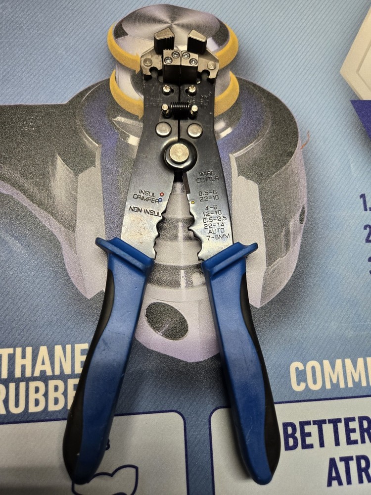 4468OTC 9″ Self Adjusting Wire Stripper Cutter Crimper
