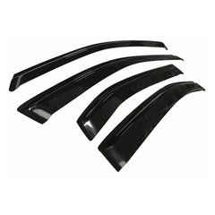Slim Smoke Window Visors 4pc for Ford Fusion 06-12 Lincoln MKZ 07-12 224-0593