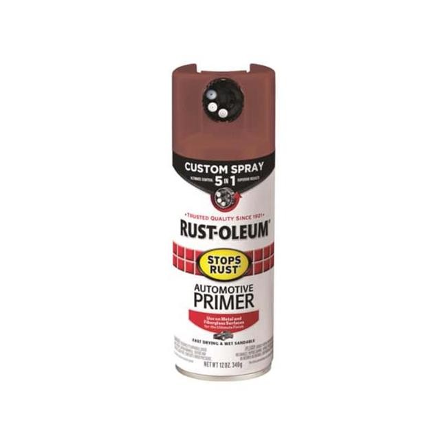 Rust-Oleum 1037823 12 oz Stops Rust Flat Red Primer Spray