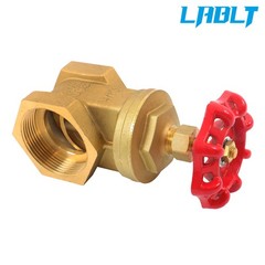LABLT 2-1/2″ NPT Brass Gate Valve Duty Female Thread Manual Rotary Sluice Valve