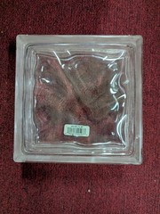 Pittsburgh Corning Architectural Glass Block Square 8″x8″x3″ Wave Wavy