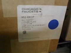 Chicago faucets 952-XKCP Inside Sill faucet Full Flow Chrome