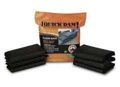 QUICK DAM Self-Absorbing Flood Bags Pack of (6) Bags, 24″ x 12″ New