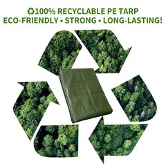 Heavy Duty Tarp 9mil Waterproof Outdoor Tarps Multi-Purpose Tear and Rip Proo…