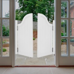 Partition Door Swing Solid Wood Door, Partition Door for Shop Entrance Partition