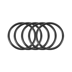 50Pcs Black 20mm x 1.5mm Nitrile Rubber O Ring NBR Oil Sealing Grommets