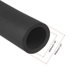 30mm ID 40mm OD Foam Pipe 1m Length , Pipe Insulation Black