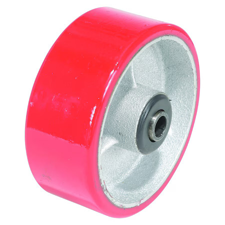 VESTIL WHL-PU-5X2 Polyurethane Wheel 5×2 Red/Silver
