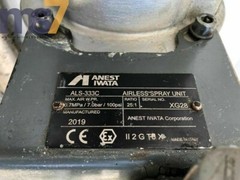 ANEST IWATA ALS-333C PNEUMATIC AIRLESS PAINT SPRAYING PUMP/UNIT 25:1 RATIO