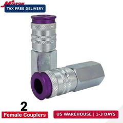 Milton S-314VKIT Kit, 14pc Hi-Flo V style 1/4″, Purple