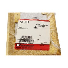 WIREMOLD WALKER LEGRAND S124B CARPET PLATE FLANGE FLUSH, BRASS