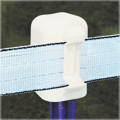 Zareba ITCPW-Z T-Post Safety Cap and Insulator, White, 10 2.07 inches, White