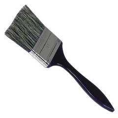 Weiler 2″ Natural Bristle Brush, Sturdy Black Plastic Handle