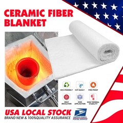 MODIGT 16″x24″ Ceramic Fiber mat for Boiler Pipeline Thermal Protection