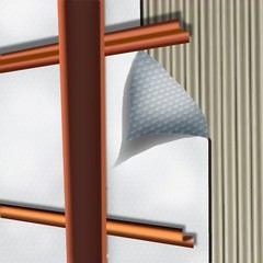400sqft Reflective WHITE Foam Core Insulation RADIANT BARRIER 48″ X 100ft Seams
