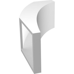 Ekena Millwork 6W X 10D X 18H Thorton Architectural Grade Pvc Knee Brace
