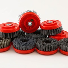 4″ Antiquing Silicon Carbide Brush Grit 24-3000 (11 PACK) Granite Marble stone