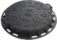 Durable Vodaland Plastic Manhole Cover with Removable Steel Reinforced Lid