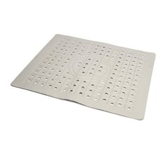2 Pack Kitchen Sink Mat Drain Pad Protector 10″ x 12″ Variable, Beige