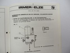 IE Irmer + Elze Compressor Type 93 IRMAIR 2 Operating Instructions Spare Parts List