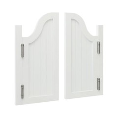 27.5 x 27.5 in White Swing Pine Wood Partition Door for Stylish Spaces