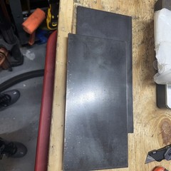 2 Pieces Of Steel Plate, 1/4″ thick x 6″ wide x 12 Long