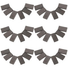 40Pcs Reusable Artificial Bricks Grey Clay for Handmade Decorative Models
