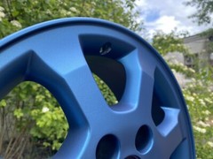 MATTE DENIM METALLIC DARK TEAL powder coating (FIT TRIBO), 1Lb/450g