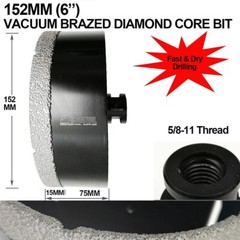 4Pc Diamond Core Drill Bit Set 3″ 4″ 5″ 6″ Hole Saw for Granite Marble stone