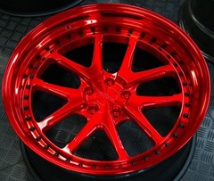 Gloss Transparent Candy FIRE RED powder coating paint, 4lbs/1.8kg FREE SHIPPING!