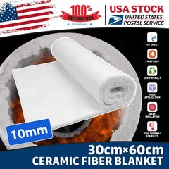 12″x24″ Silicate Ceramic Fiber Blanket Fit For High Temperature Pipe Insulation