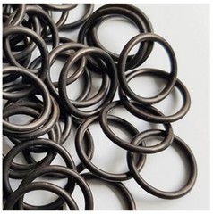 Black wire Diameter 4mm OD 16~100mm Food Grade Silicon Rubber O-Ring Seals