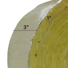 Lot of 2 Rolls of Frost King Pipe/Wrap Insulation Kit Fiberglass 1″ x 3″ x 25 ft