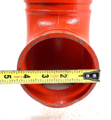 SPF Style ST-1 Straight Tee 4″ Grooved End IPS Pipe Size Fitting