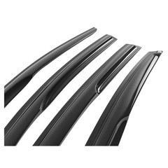 Window Visors Rain Guard Vent Acrylic Hyundai Sonata 2015-2019 Smoke HYSO15