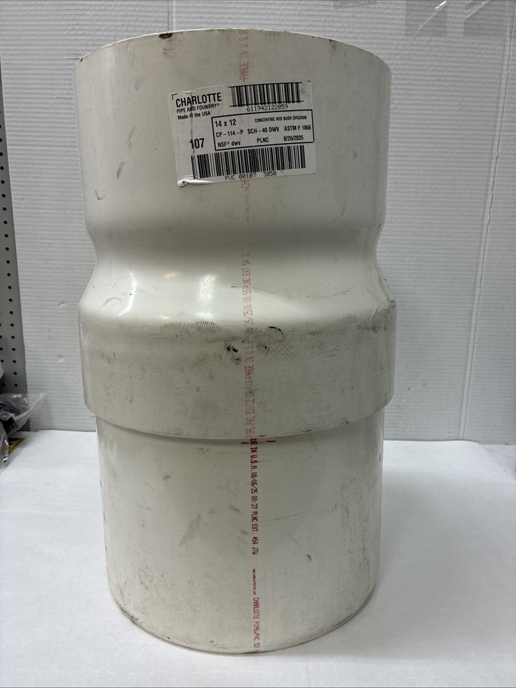 Charlotte Pipe CP-114-P SCH-40 DWV ASTM F 1866