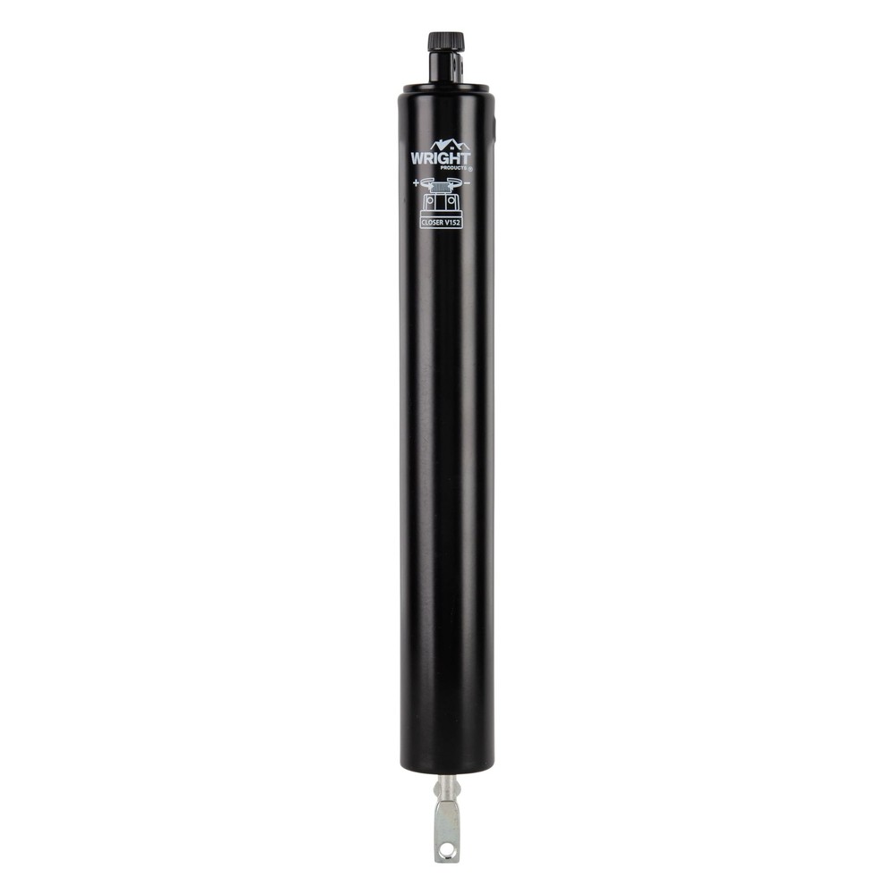 Heavy Duty Pneumatic Storm Door Closer Adjustable Quiet Closing Modern Black