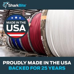 SharkBite 3/8 Inch x 100 Feet Blue PEX-B, PEX Pipe Flexible Inch,