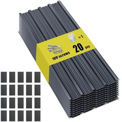 Metal Roofing Panels 20 Pcs Corrugated Pergola Roofing Panels Heavy Duty