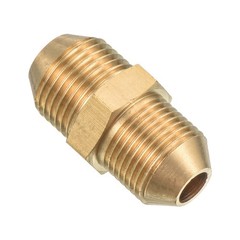 Pipe Fitting, M18 to G3/8 Male Thread 1.46 Inch for Water Pipes, Gold