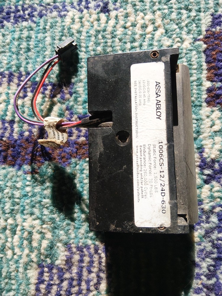 ASSA ABLOY Electric Strike /1006CS-12/24D-630 Preowned