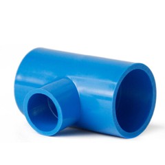 PVC Reducing Tee Connector Water Supply Pipe Fittings 25mm*20mm-200mm*160mm