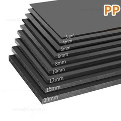 Polypropylene Sheet Cut To Size 1-20mm Black PP Sheet Model Making, Art & Crafts