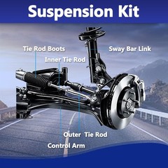 Front Lower Control Arm Ball Joint Sway Link Tie Rod End Kit Toyota Camry 07-11