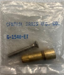 Central Brass G-1548-ET STEM EXTENSION WITH SCREW