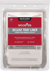 Wooster Brush BR496-11 Deluxe Tray Liner, 12-Pack, 11-Inch, Clear