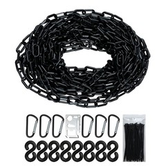 Black Plastic Chain – 32 50 65 Feet Safety Barrier 32 Feet,