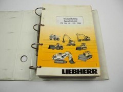 Liebherr PR734 XL Litronic Type 725 Spare Parts List Spare Parts List Spare Parts Ka