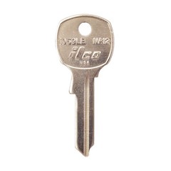 KABA ILCO 1069LB-NA12 Key Blank, NA12,Brass, PK10 1GAP7