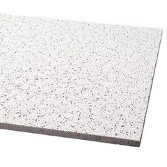 Armstrong Cortega Ceiling Tile, 24 in W x 24 in L, Square Lay-In, 15/16 in Grid